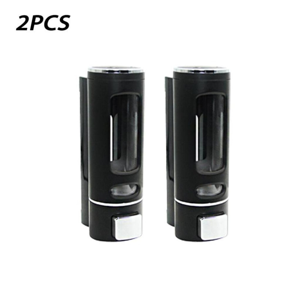 (black, 800ML) Soap Dispenser Wall Mounted Liquid Bathroom Hand Wash Shower Gel Shampoo Home