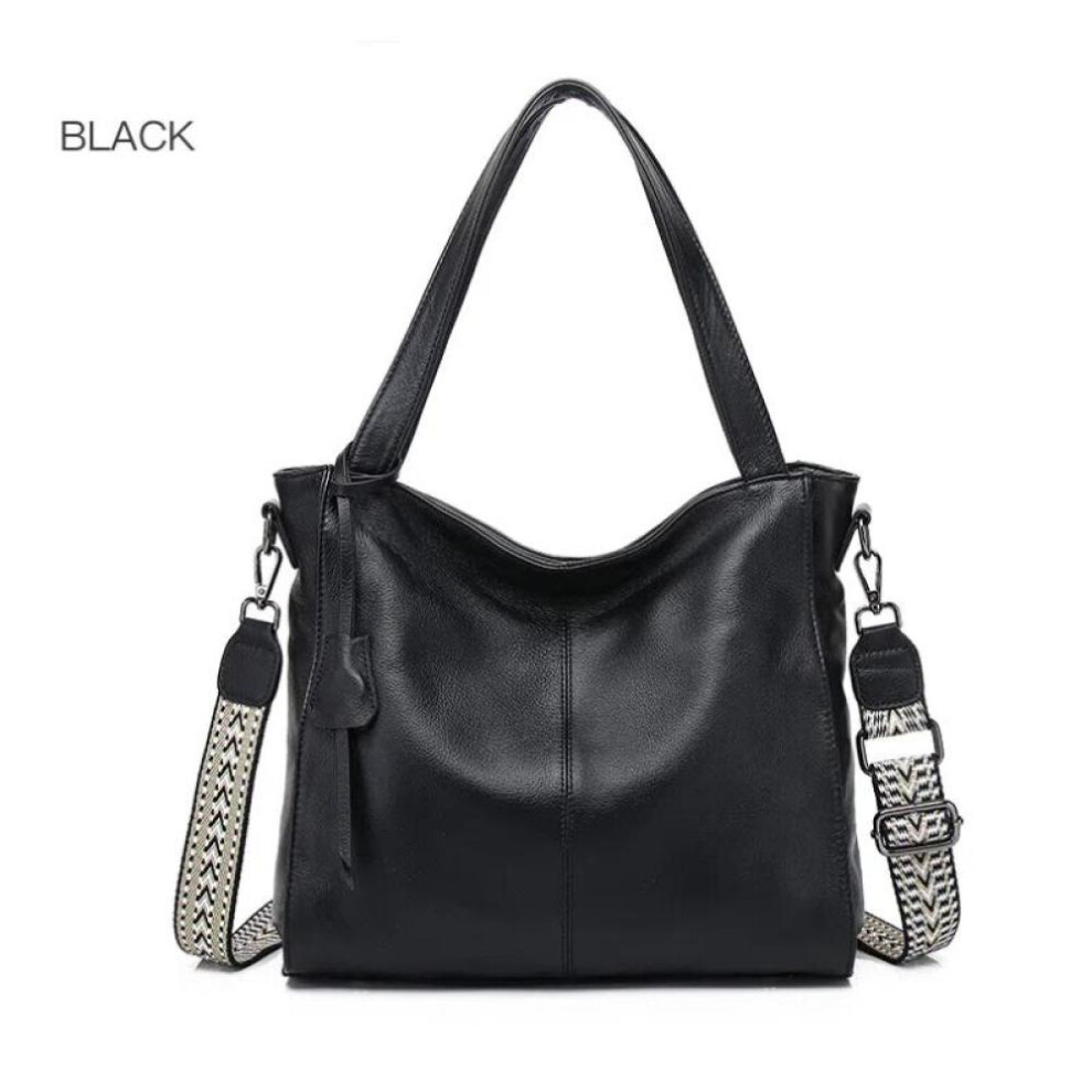 (black) Luxury Genuine Leather Handbags For Women Crossbody Shoulder Bags Ladies Messenger Bag Fashion Tote