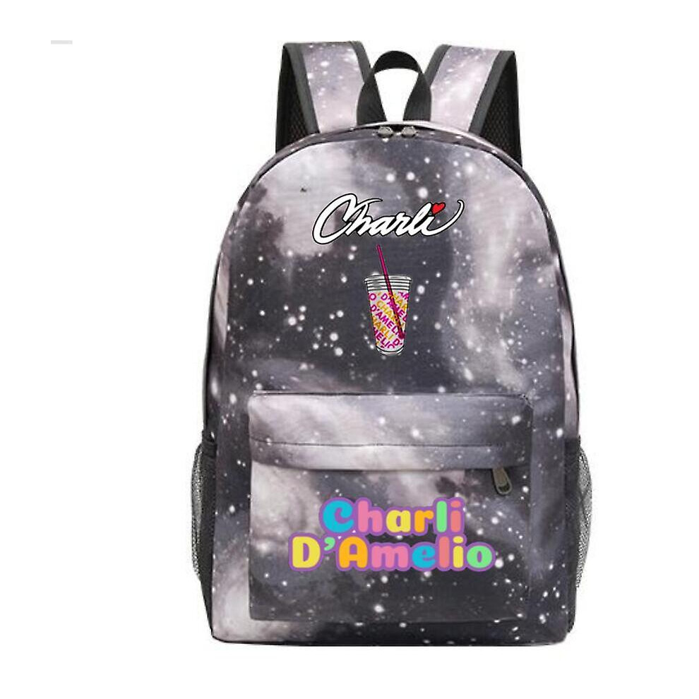 (6) Charli D'amelio Backpack Various Styles Student's Travel School Bags For Teenage Girls Print Charli D'amelio Mochila Laptop Bag-image-OPC-PFT9C8K-NEW