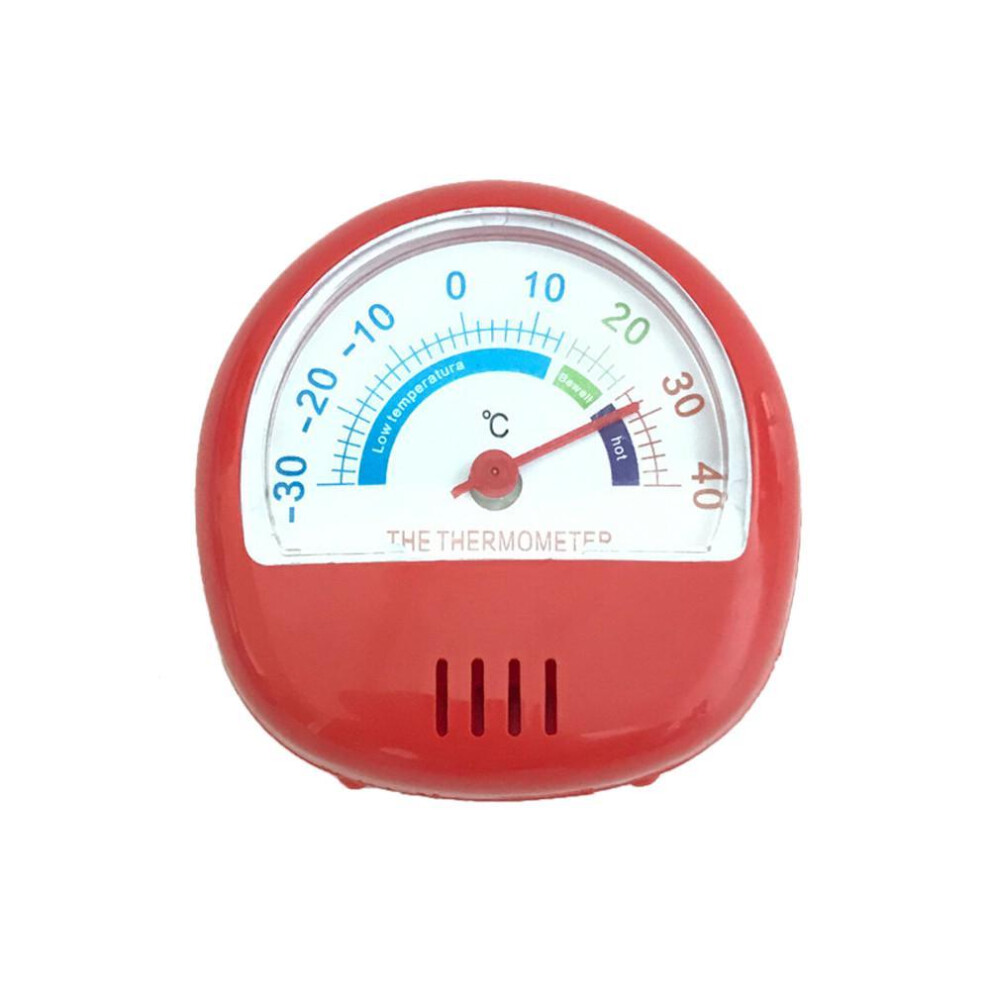 (red, One Size) Classic Dial Fridge Freezer Thermometer Food Meat Temperature Gauge Kitchen