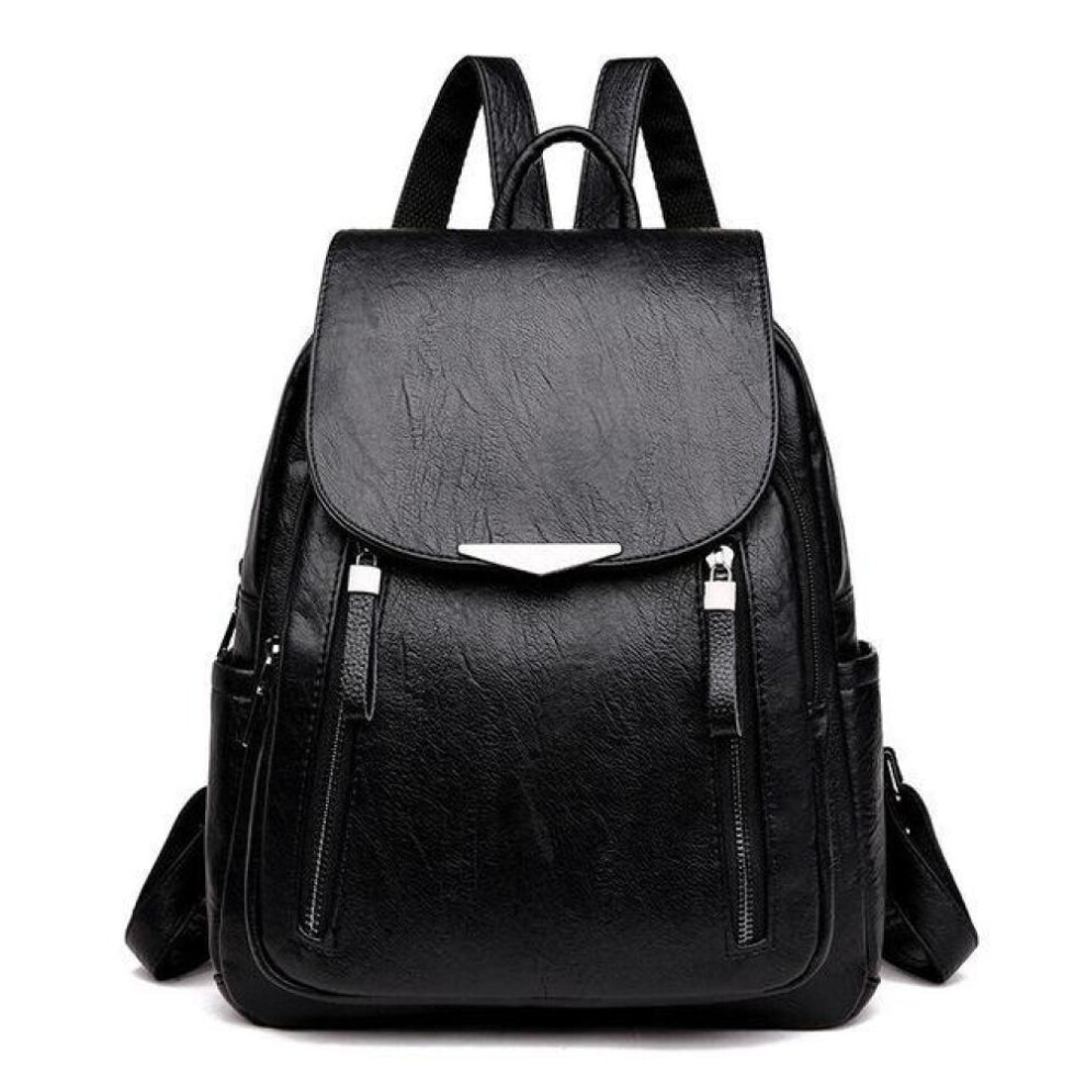 (black, 25*9*28cm) Yogodlns Women Leather Backpacks High Quality Female Vintage Backpack For Girls School Bag Travel Bagpack Ladies Sac A Dos Back Pack