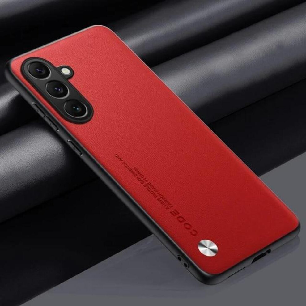 (red, for samsung S24 ultra) Luxury Pu Leather Phone Case For Samsung Galaxy S24 Plus S24 Ultra 5g Cases Soft Silicone Full Protection Back Cover For Samsung S23 Fe S22 S21