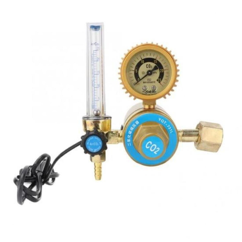 (36V) 36/110/220v Electric Heated Co2 Pressure Regulator Carbon Dioxide Reducer Gauge