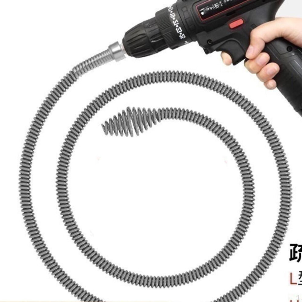 (as the picture, 5M) Drain Clog Remover Sewer Toilet Dredge 1.5/3.5/5m Sink Cleaner Pipe For Kitchen