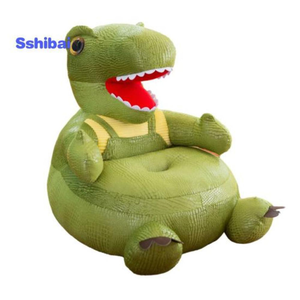 (green) Children's Chair - Removable Dinosaur Plush Case