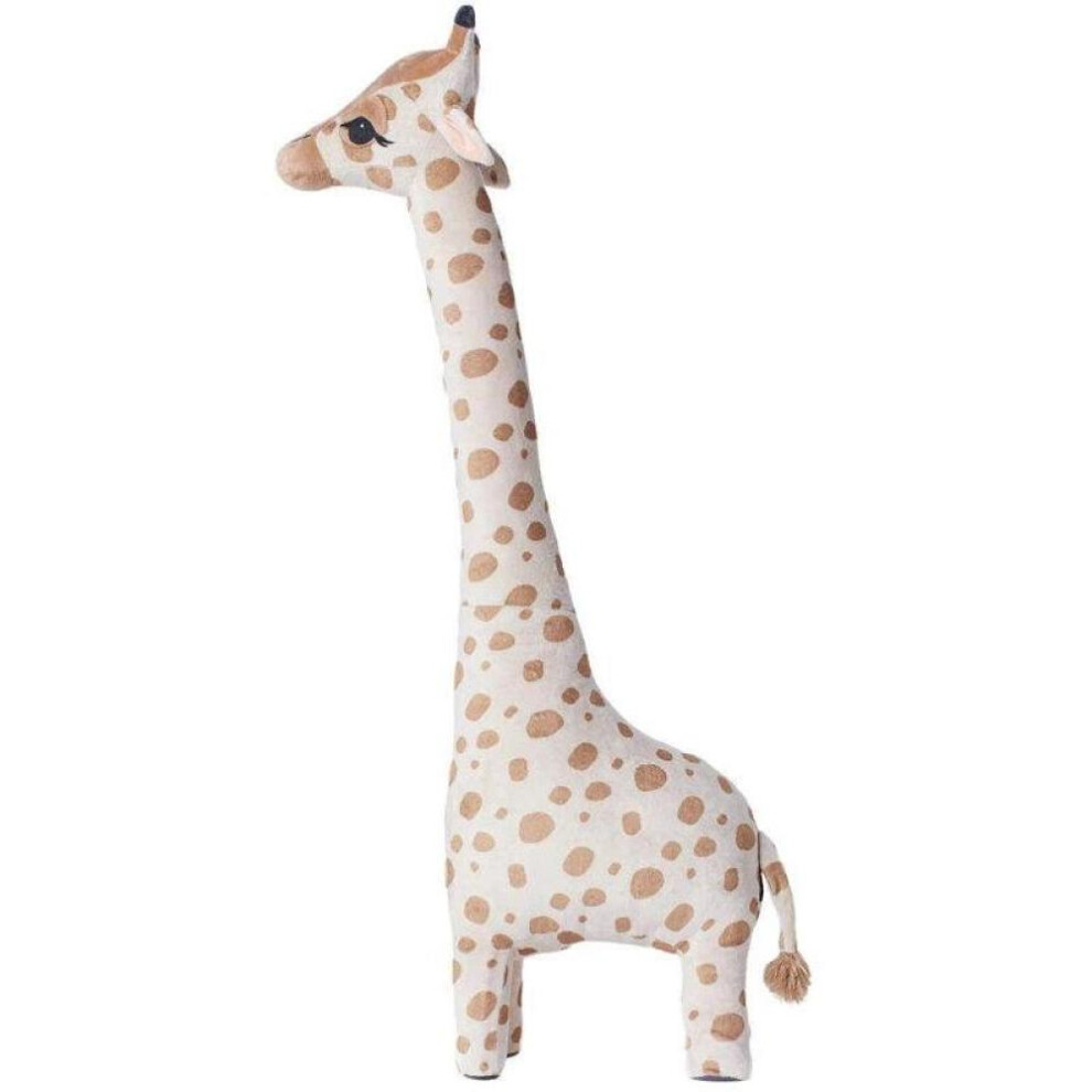 (as the picture, 95cm) Plush Toy Big Size40/67/95cm Simulation Giraffe Soft Plush Toys Soft Plush Doll Stuffed Sleeping Doll Toy Boys Girls Birthday G