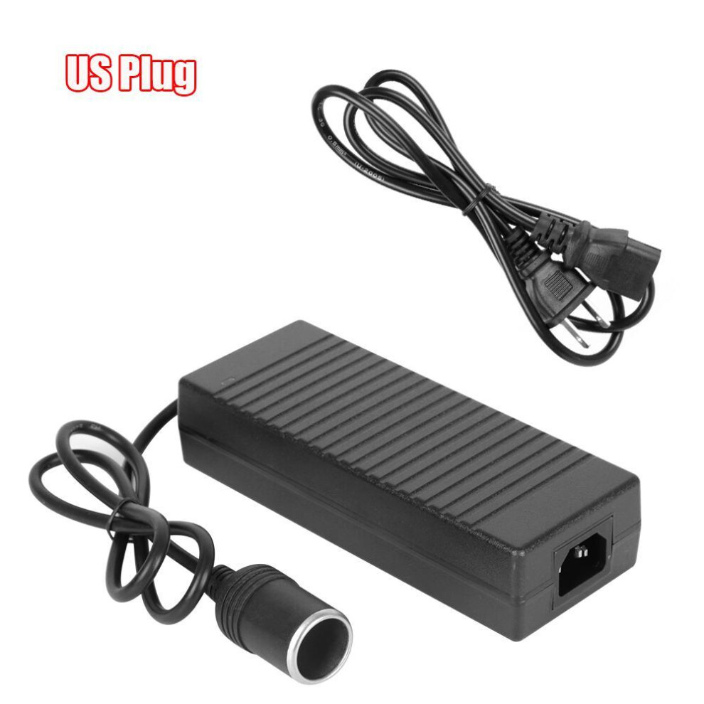 (US) Ac/dc Convert Car Socket 110v/ 220v To 12v 15a Power Adapter For Car Refrigerator Inflating Pump Vacuum Cleaner