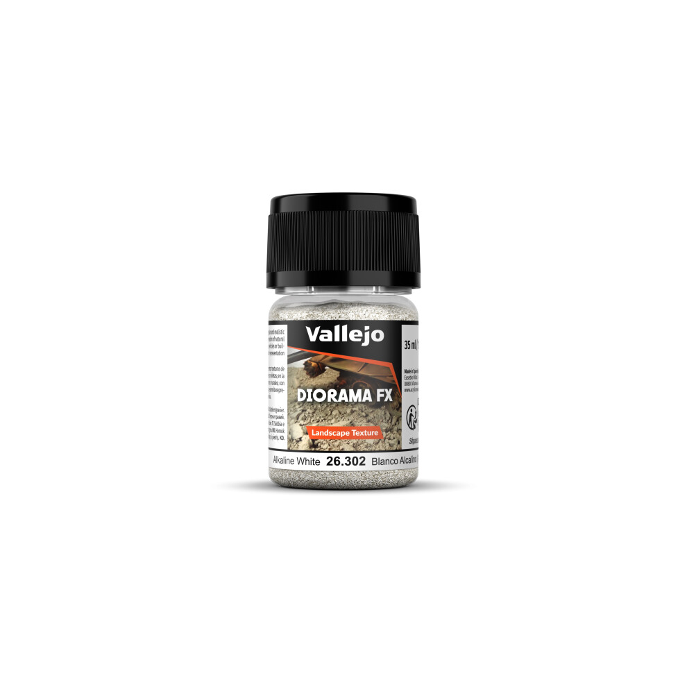 VAL26302 - AV Diorama FX 35ml - Landscape Textures Alkaline White 1-2mm