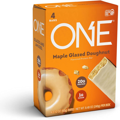 One Maple Glazed Doughnut Flavored Protein Bar - 4 Count