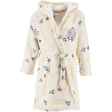 (6 Years / 116 cm, Beige) Girls HU2021 Disney Frozen Hooded Fleece Dressing Gown