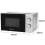 EMtronics EMtronics 20L Silver Microwave 700W with Defrost - Handle-Less, Push-Button Door, 35-Min Timer & Dishwasher-Safe Turntable 2