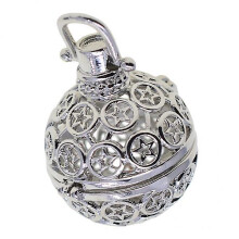 4xBeads Cage Charms Locket Pendant Settings for DIY Necklace Star
