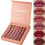 Matte Long Lasting Lip Gloss Non-Stick Cup Liquid Lipstick Set Color A 4