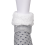 True Face (Grey - N-491C) Mens Thermal Socks Extra Thick Warm Gripper Socks 6