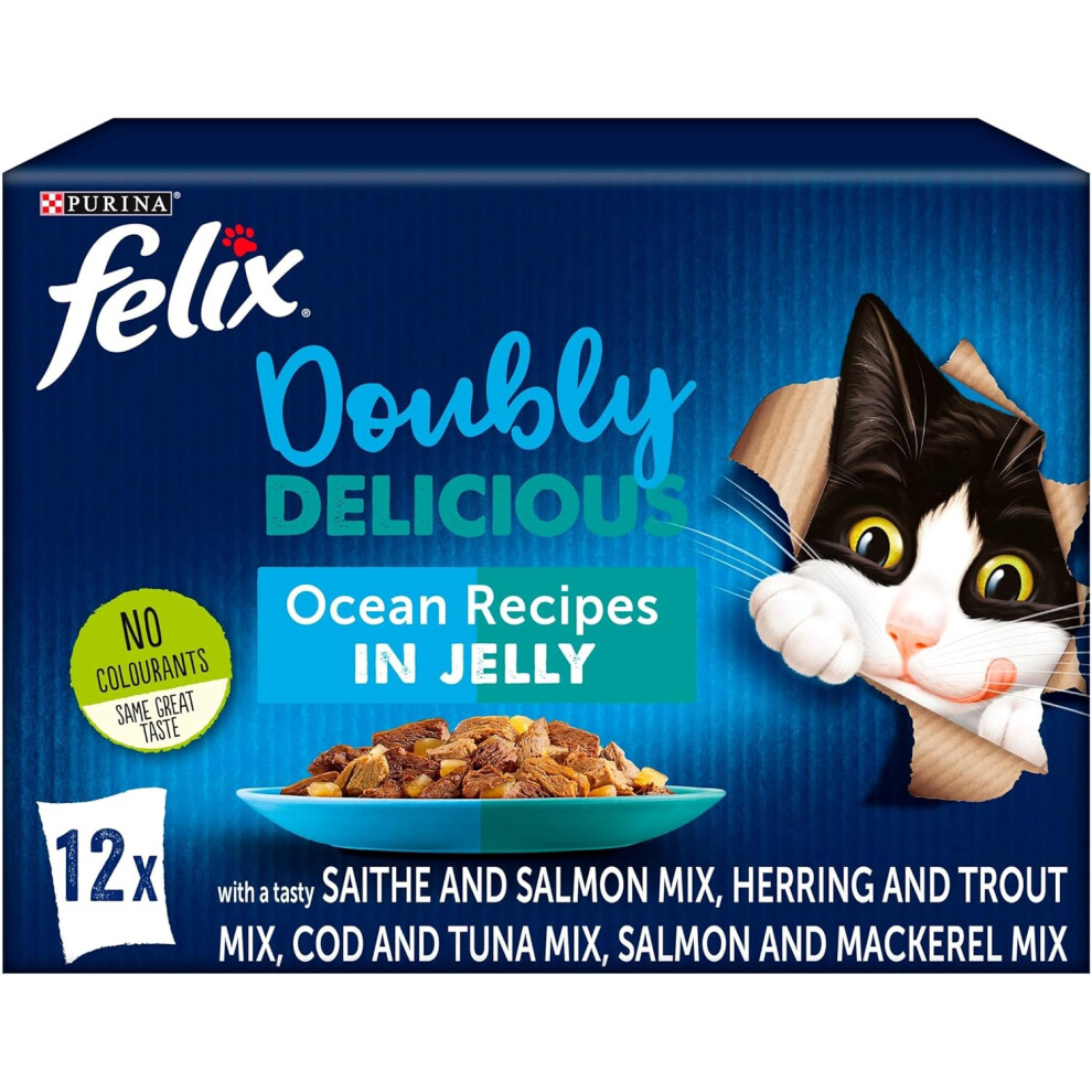 Felix (Ocean Recipes) Doubly Delicious Ocean Recipes Cat Food