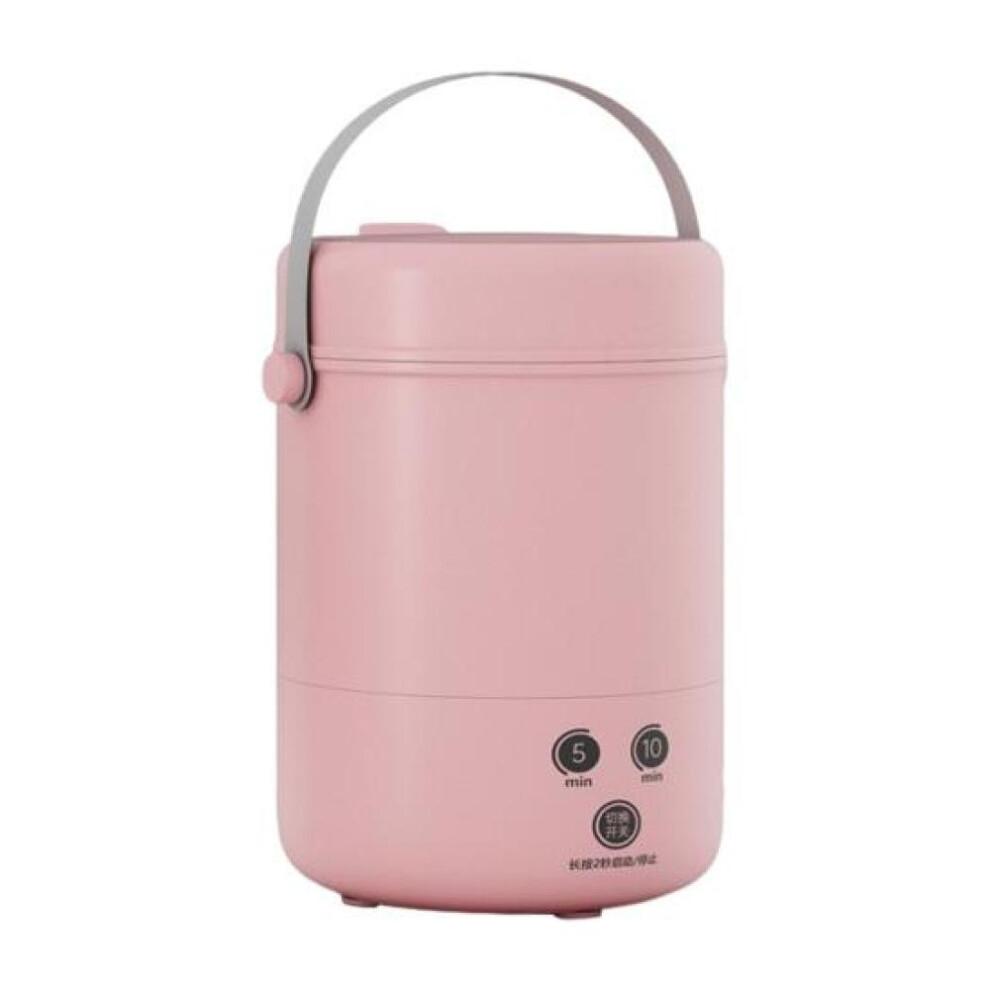(cherry pink, US Plug) 3.8l Underwear Socks Mini Washing Machine One-button Control Timer Function Energy-saving Low Noise Portable Travel Washer