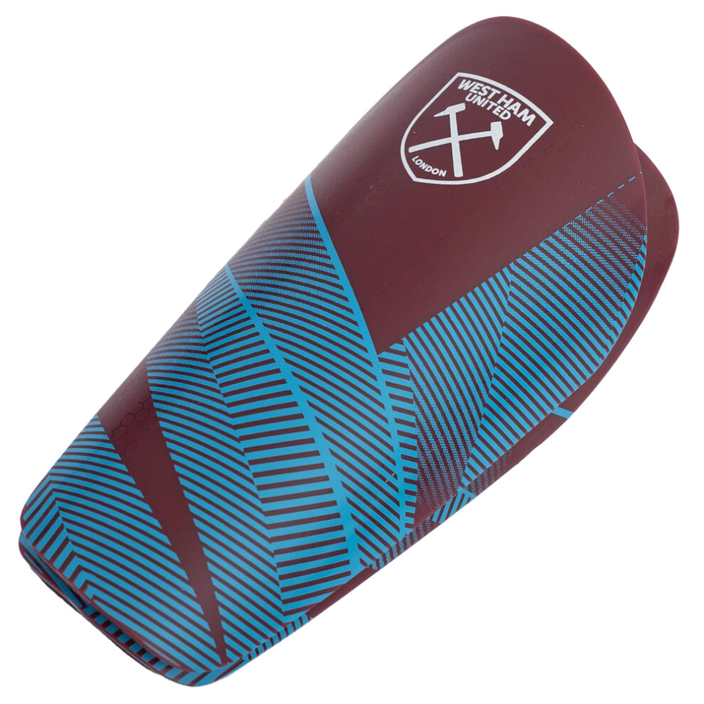 West Ham United FC Fuse Shin Pads Youths Official Licensed Product