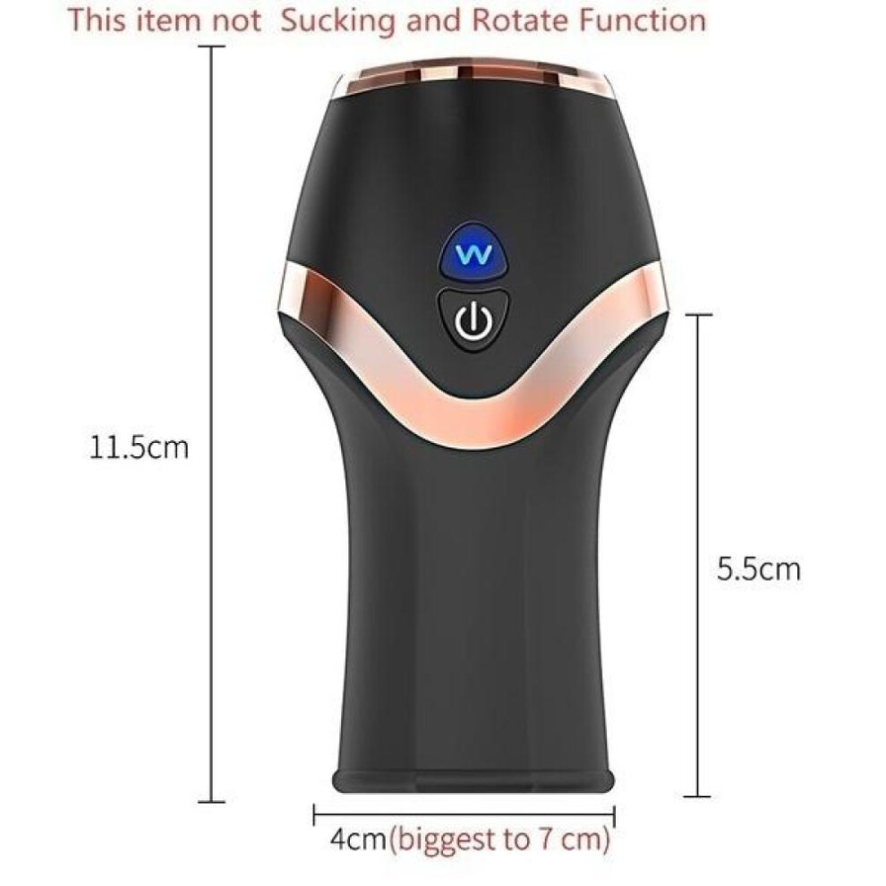(black, 3 vibration modes) Men&apos;s Sex Toy Glans Massage Vibrator Silicone Aircraft Cup Vibrating Penis Head Massager Male Masturbator For Men