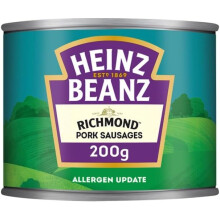 Heinz Baked Beans & Richmond Pork Sausages 200g