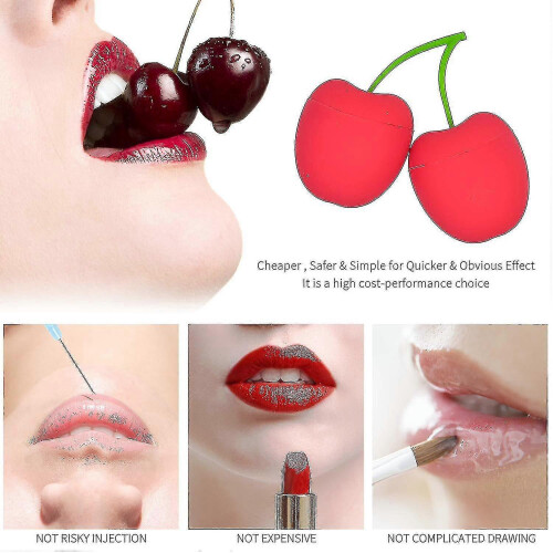 Lips Plumper Device Silicone Quick Lip Plumper Bigger Mouth Lips Enlargement Tools 2