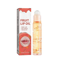 High Glossy Lip Gloss Moisturizing Hydrating Plumping Liquid Lipstick, 10ml Roller Long Lasting Crystal Water Shine Clear Lip for Girls Women