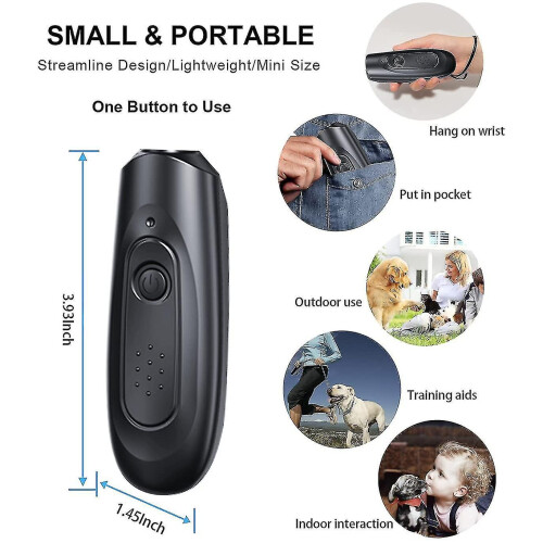 Anti Barking Devices, Handheld Ultrasonic Dog Bark Device Rechargeable 1