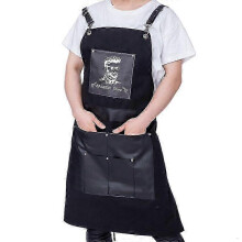 Black Salons Hairdressing Cape for Hair Cutting Apron Oxford Buga Barber Pocket Hair Cutting Dyeing
