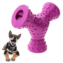 Dog Treat Ball Toy Interactive Dog Iq Puzzle Toy 3 Holes Food Dispensing Pet Toy for Small Medium Do