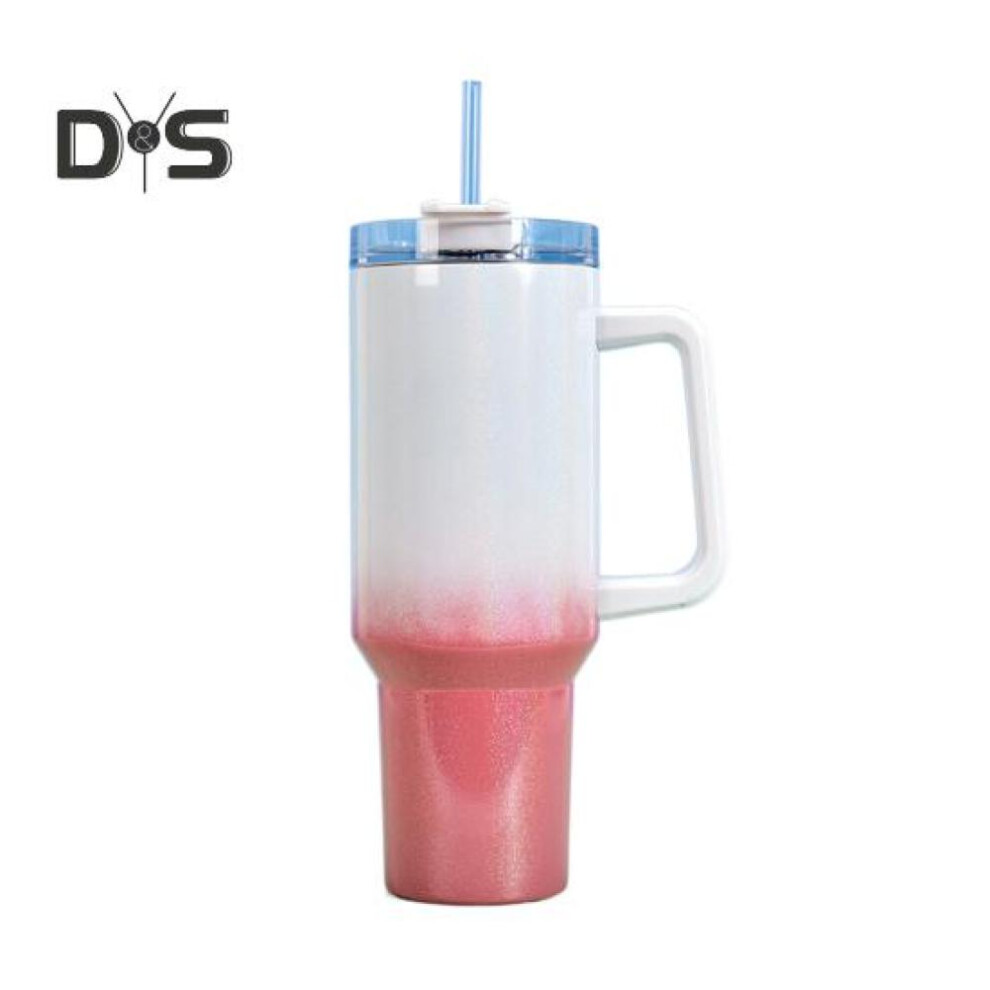 (as the picture, B) 40oz Insulated Tumbler Stainless Steel Insulated Water Bottle Reusable Vacuum Cup For Water Iced Tea Coffee