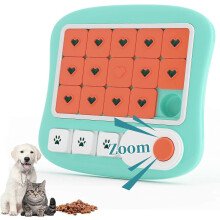 (M-Level 4) Dog Puzzle Toys,Interactive Treat Puzzle Dog Toy for IQ Training & Mental Stimulating,Treat Puzzle Dispensing with Squeaky Design for Large Medium Sma