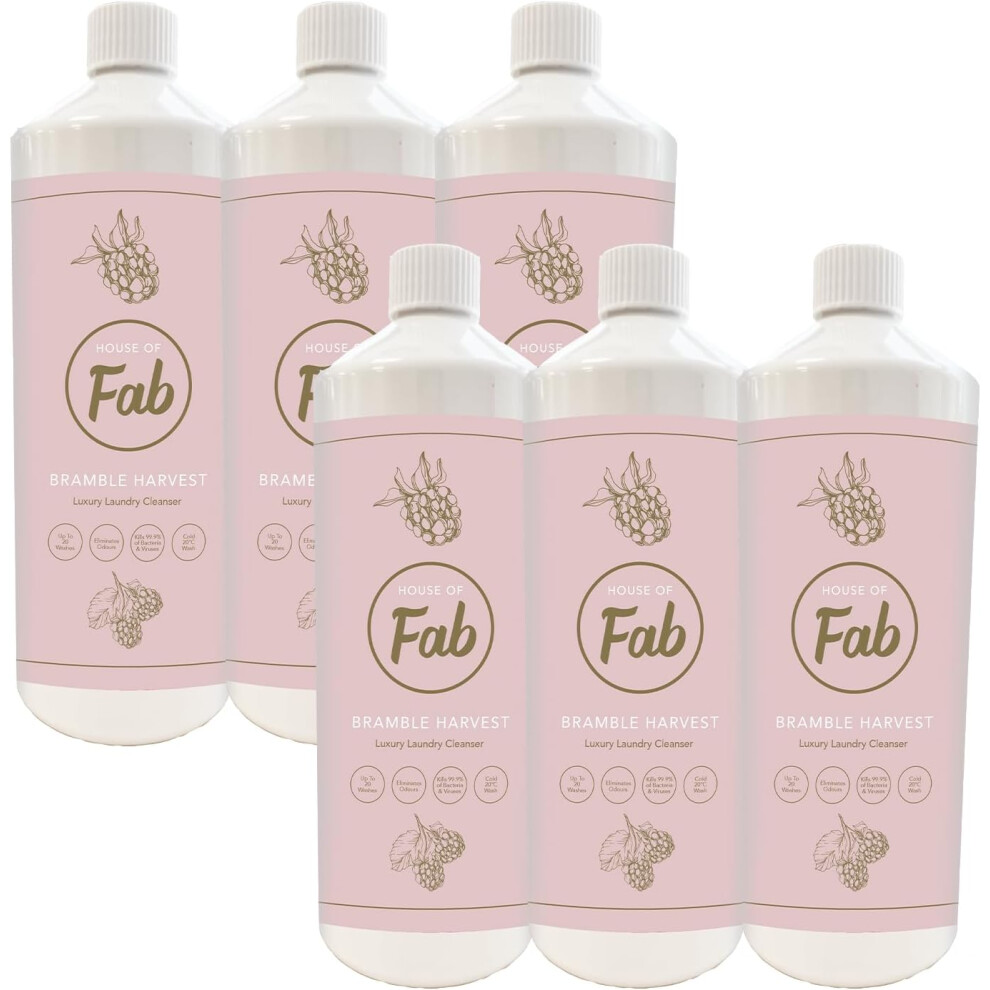 (Fabulosa House of Fab Luxury Fragranced Antibacterial Laundry Cleanser and Fabric Softener, Premium Laundry Sanitiser an) Fabulosa House of Fab Luxur