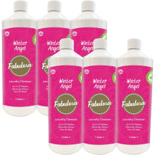 (Winter Angel) Fabulosa House of Fab Luxury Fragranced Antibacterial Laundry Cleanser and Fabric Softener, Premium Laundry Sanitiser and Freshener