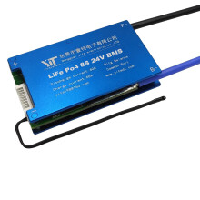 8S 24 V LiFePo4-Batterie 3. 2 V Stromschutzplatine 15A-180A mit Temperaturüberwachung Ausgleichsfunktion und Überstromschutz BMS Batterie Pr