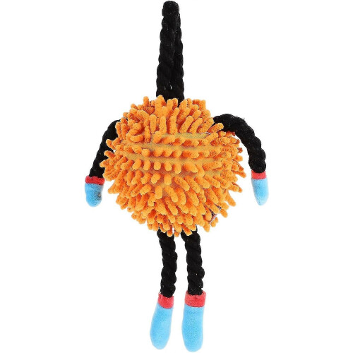 Dog rope pull toy - Interactive chew toy for puppies - Orange colour