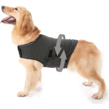 Dog Anti Anxiety Vest for Vet Visit, Travel And Separation, Suitable for Small Medium Large Dogs Gray-Blue-XS-Product Code 28217