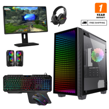 (Abyss Mini) 22" Gaming Bundle i5 16GB RAM HDD&SSD 4GB GT730 + Speakers