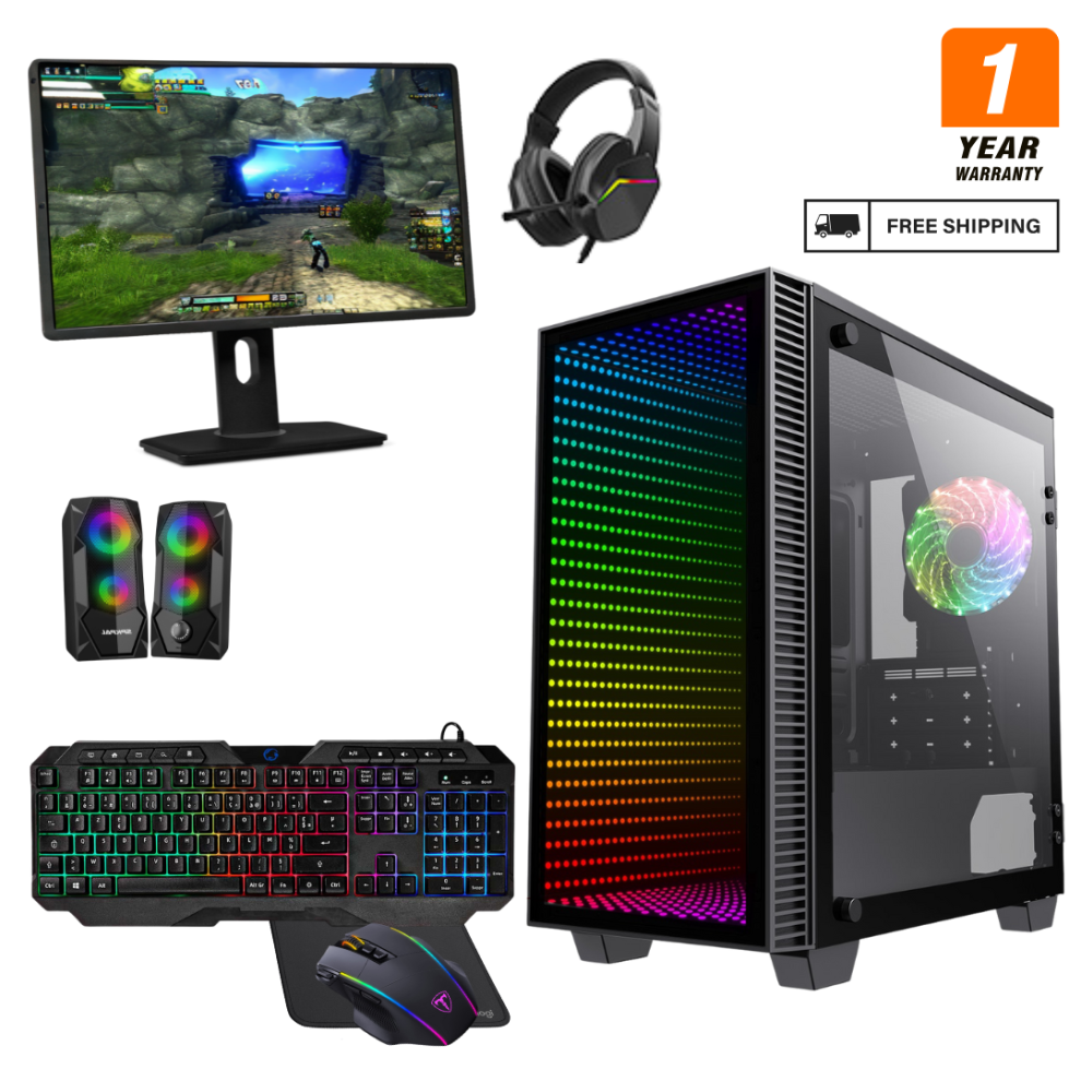 (Abyss Mini) 22" Gaming Bundle I5 16Gb Ram Hdd&Ssd 4Gb Gt730 + Speakers 804904095328