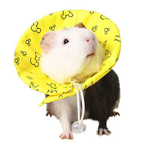 Hamster Neck Brace, Soft Small Pet Collar Adjustable Plastic Buckle 1