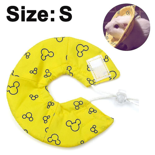 Hamster Neck Brace, Soft Small Pet Collar Adjustable Plastic Buckle