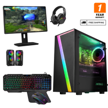 (Seven) 22" Gaming Bundle i5 16GB RAM HDD&SSD 4GB GT730 + Speakers