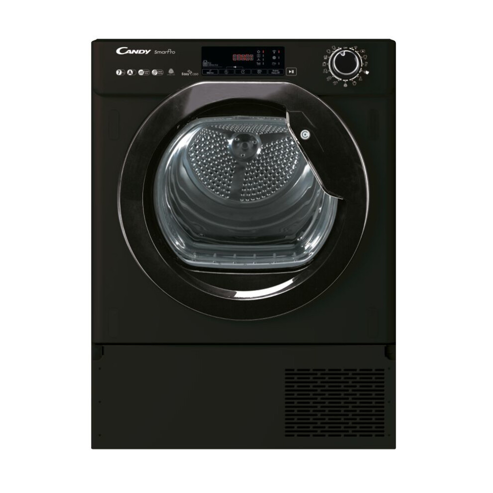 Candy BCTDH7A1TCEB-80 tumble dryer Built-in Front-load 7 kg A+ Black