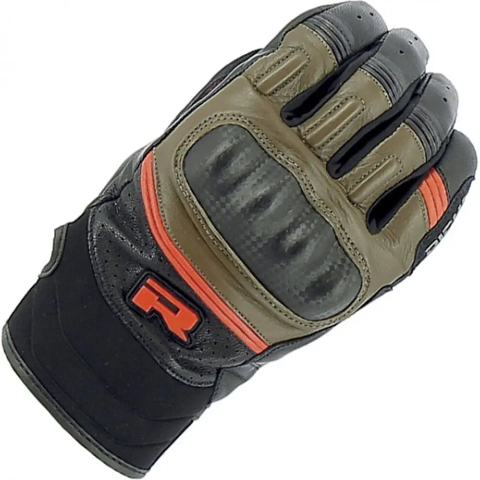 (3Xl) Richa Protect Summer 2 Leather Gloves Black / Brown Black,Brown 5415033257683