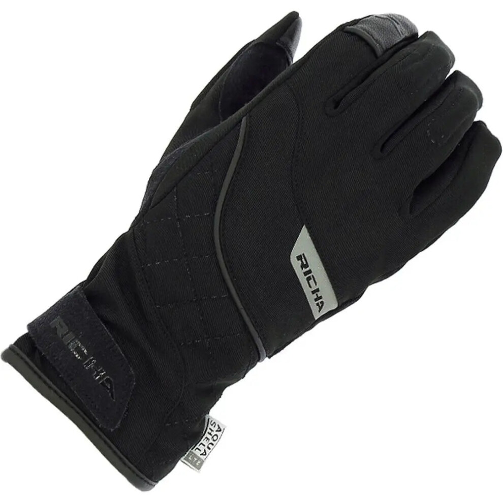 (XS) Richa Tina 2 Ladies Textile Gloves Black-image-OPC-PFTBDGV-NEW
