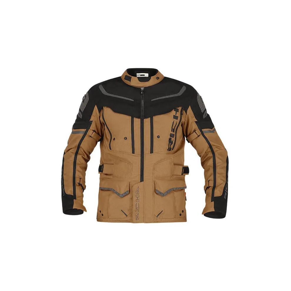 (S) Richa Infinity 2 Adventure Textile Jacket Camel / Black-image-OPC-PFTBFGP-NEW