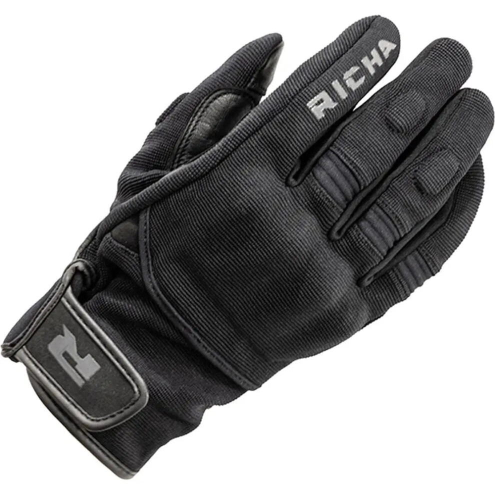 (L) Richa Rush Ladies Textile Gloves Black 5060952800979