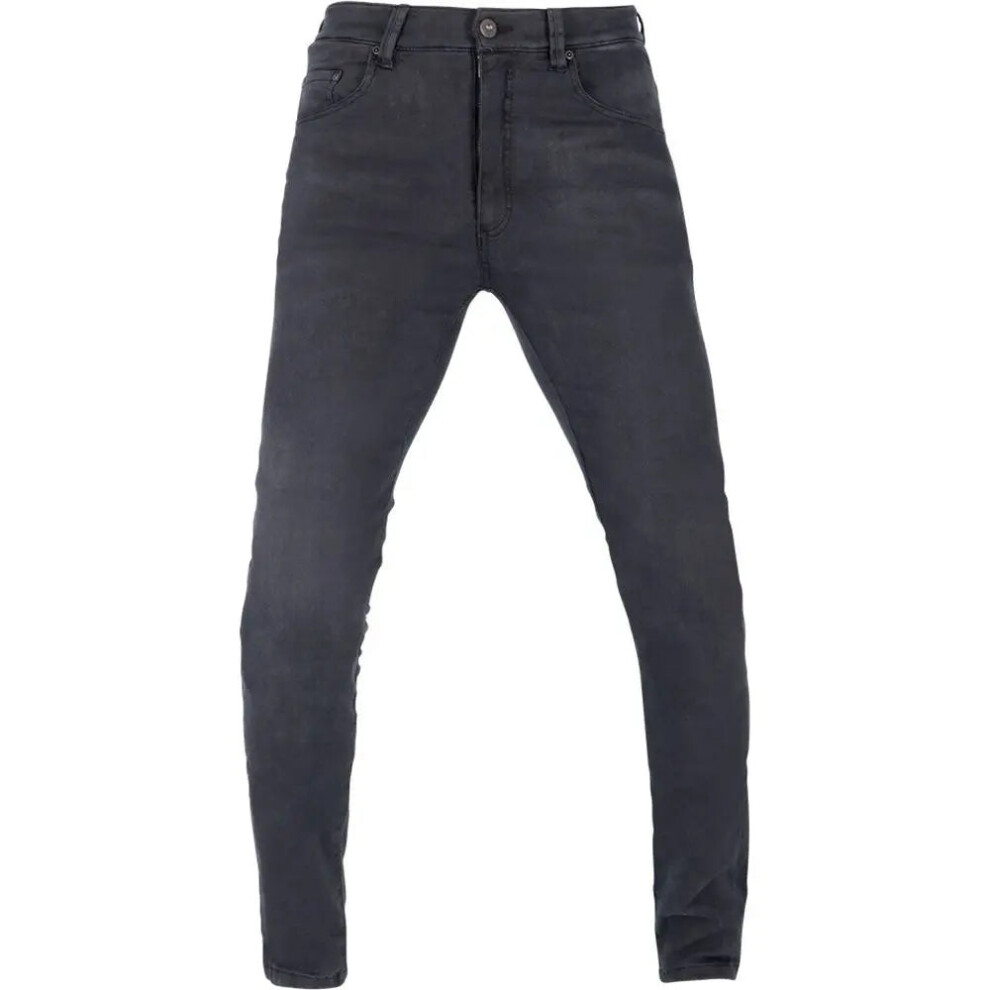 (Uk 30) Richa Nathan Riding Denim Jeans Black 5415033301041