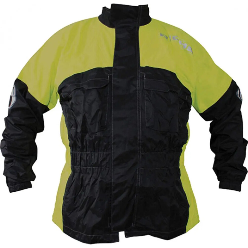 (Xs) Richa Rain Warrior Over Jacket Black / Fluo Yellow Black,Yellow 5060391699547
