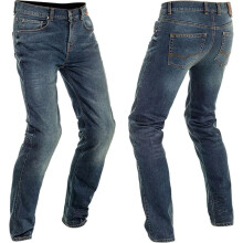(UK 40) Richa Trojan Riding Denim Jeans Blue