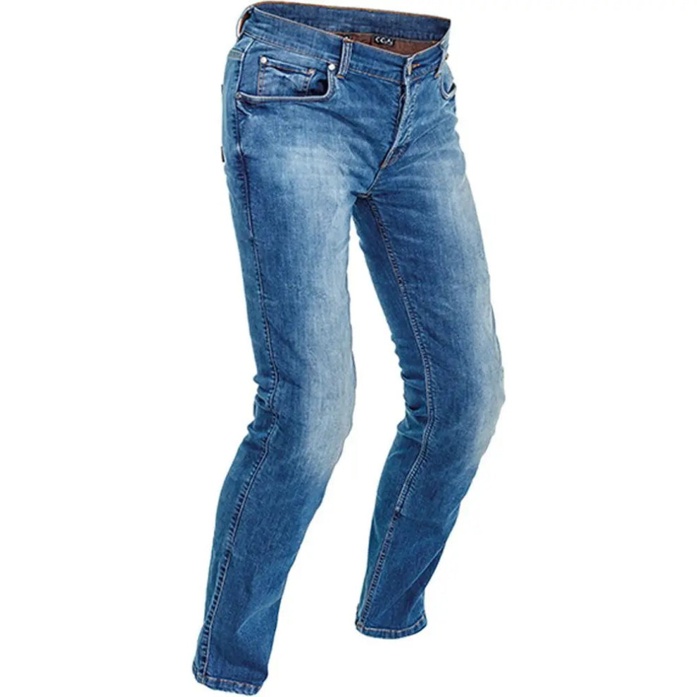 (Uk 28) Richa Project Riding Denim Jeans Light Blue 5415033254507