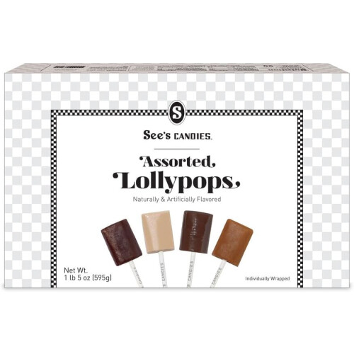See's Candies Assorted Lollypops - 1lb 5oz